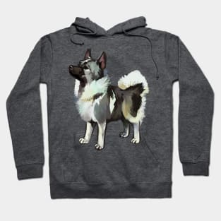 elk hound doggy Hoodie